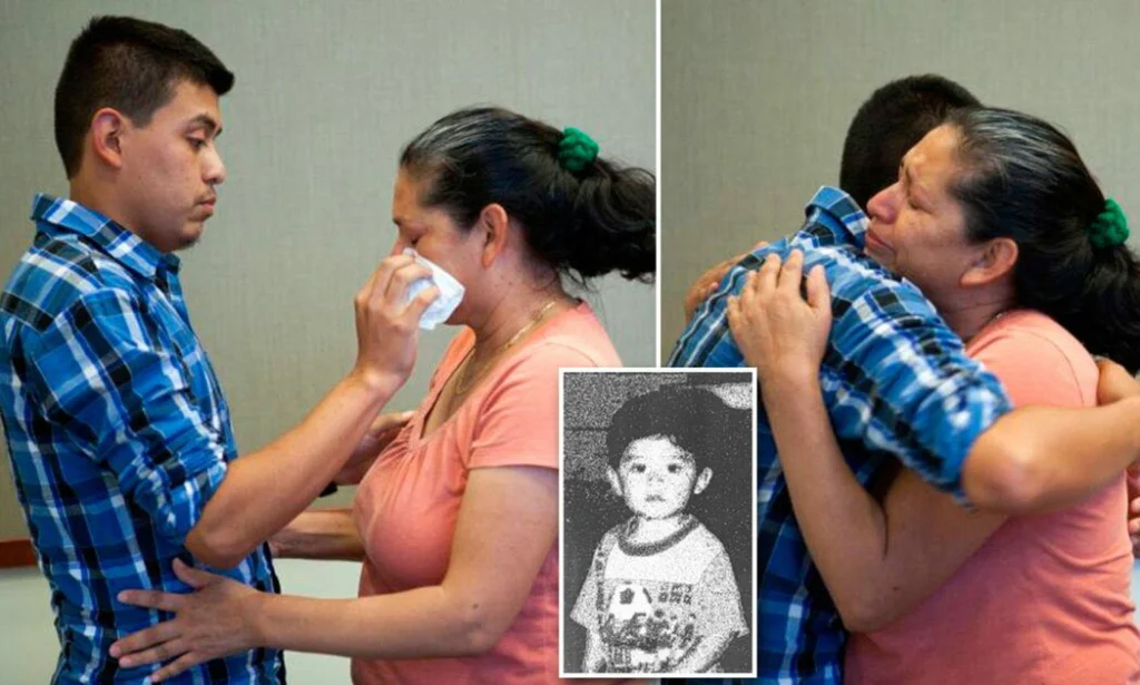 Maria Mancia et de son fils Steven