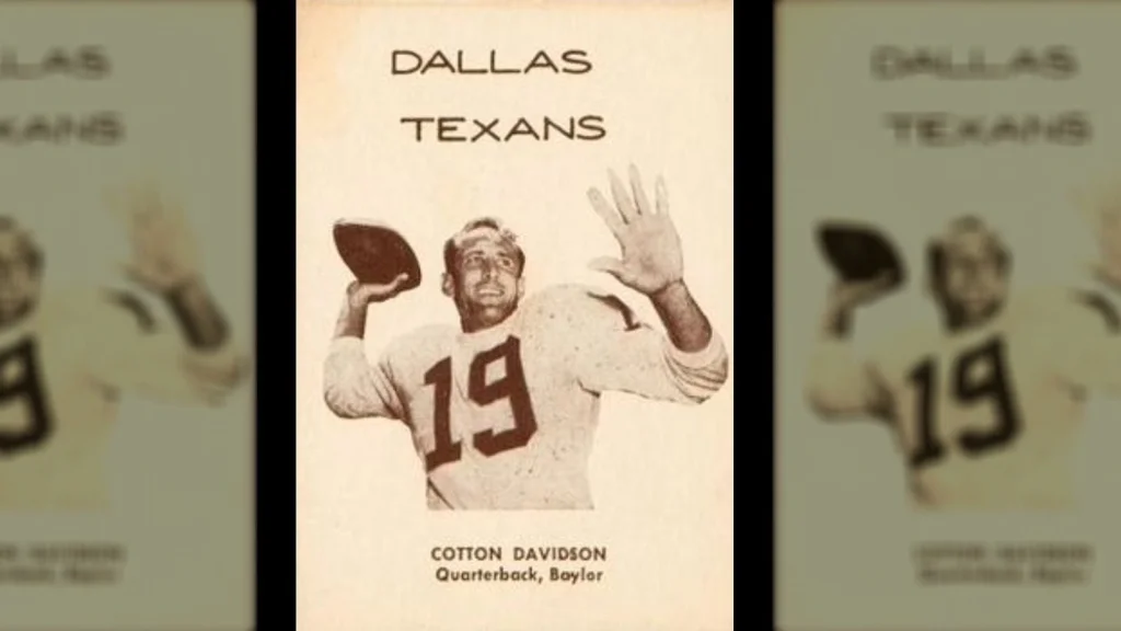 Découvrez Cotton Davidson, Premier Quarterback des Kansas City Chiefs