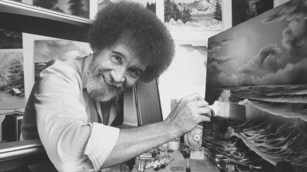 Le parcours fascinant du premier tableau TV de Bob Ross