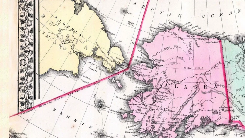 À quelle distance se trouve l'Alaska de la Russie Découverte historique