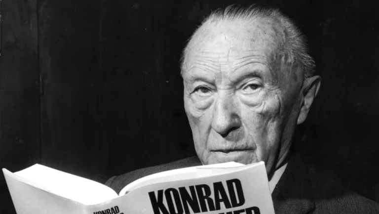Konrad Adenauer Premier Chancelier de lAllemagne de lOuest