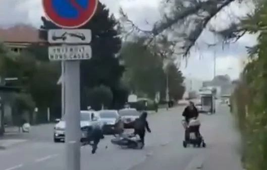 Policier percuté par un jeune à moto près d'un collège à Strasbourg
