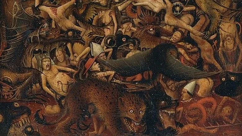 Mains agrippantes en noir et blanc