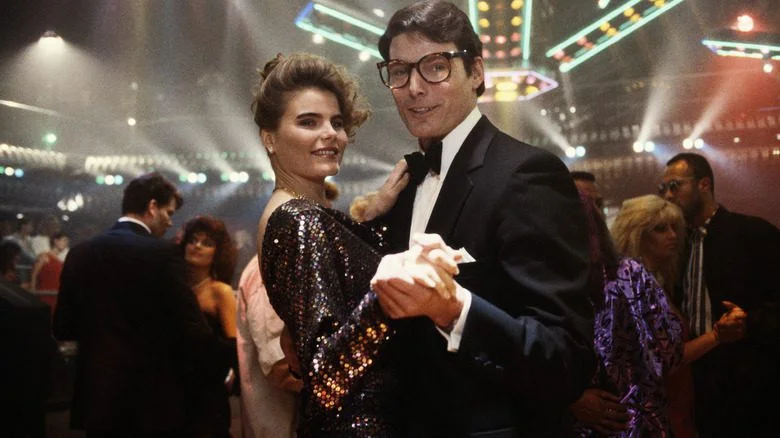 Chrisopher Reeve Mariel Hemingway dancing Superman IV