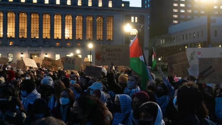 Chronologie des manifestations de l&rsquo;Université Columbia pour la Palestine 2024