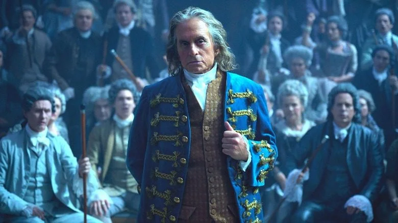 Franklin donnant un discours