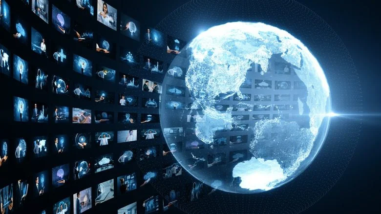 Interconnected globe communication line