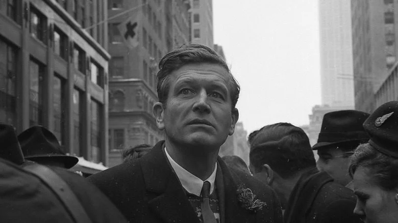 Le maire John Lindsay dans la foule