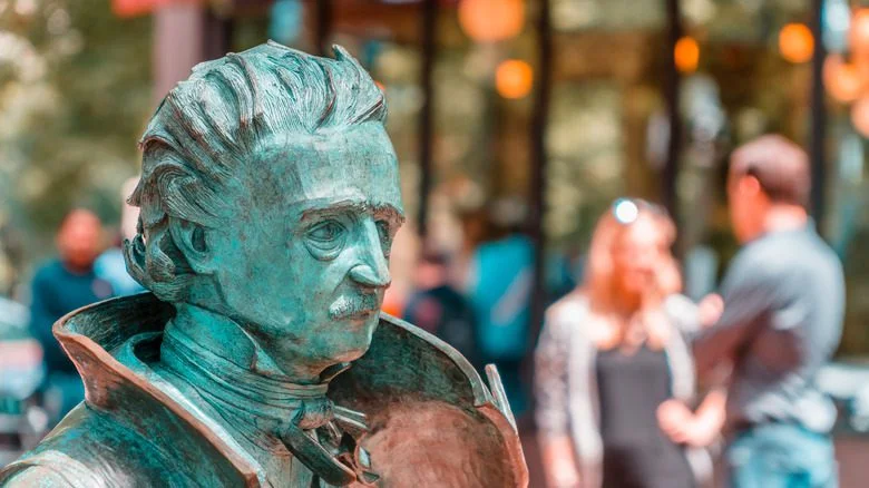 Statue d'Edgar Allan Poe