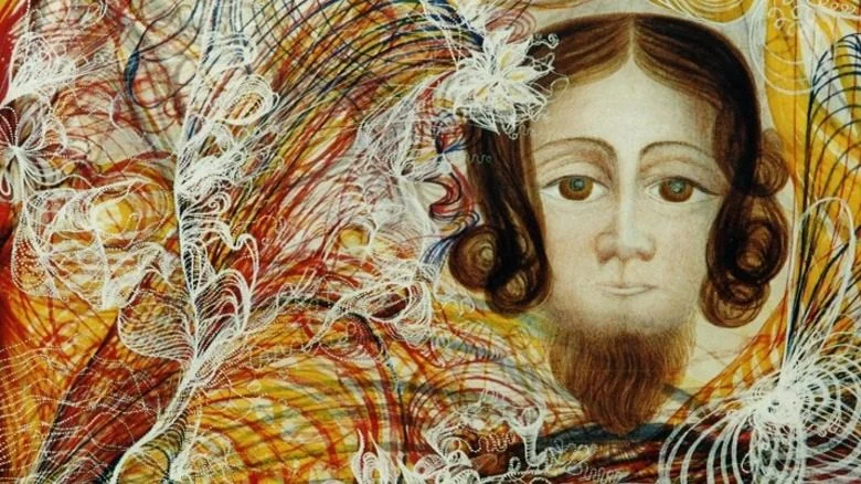 Photographie de l'esprit par Georgiana Houghton, Le Portrait du Seigneur Jésus-Christ.