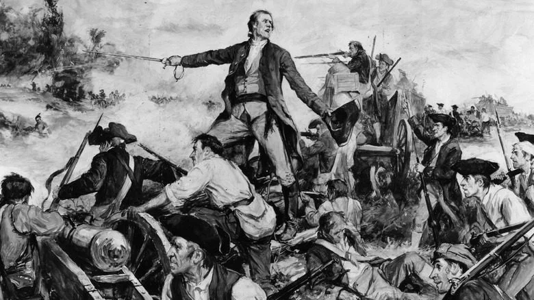 Illustration de la Bataille du lac George