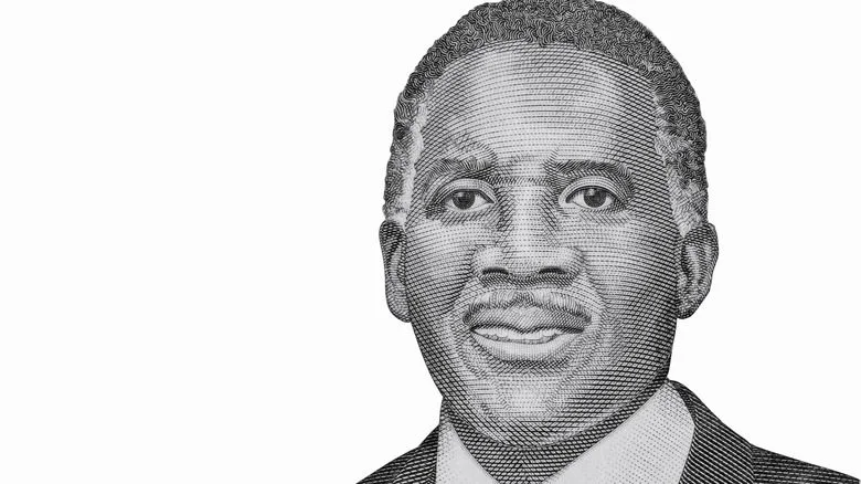 Illustration de Lynden Pindling souriant