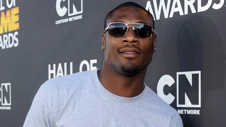 Jacoby Jones souriant à une remise de prix