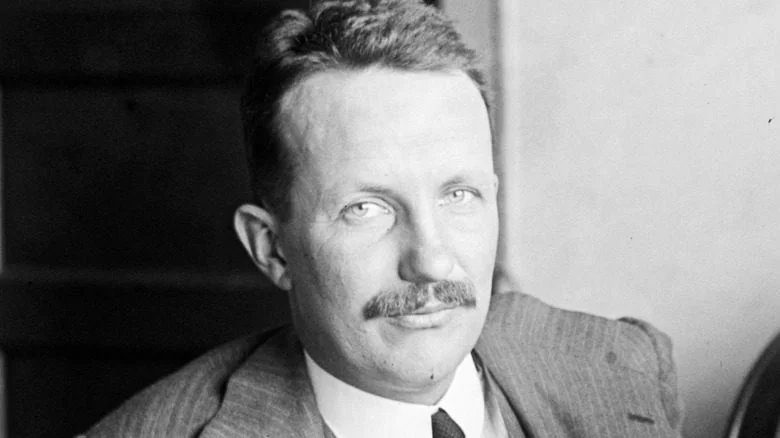 Kermit Roosevelt posing for portrait