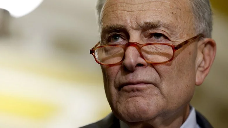 Chuck Schumer in glasses
