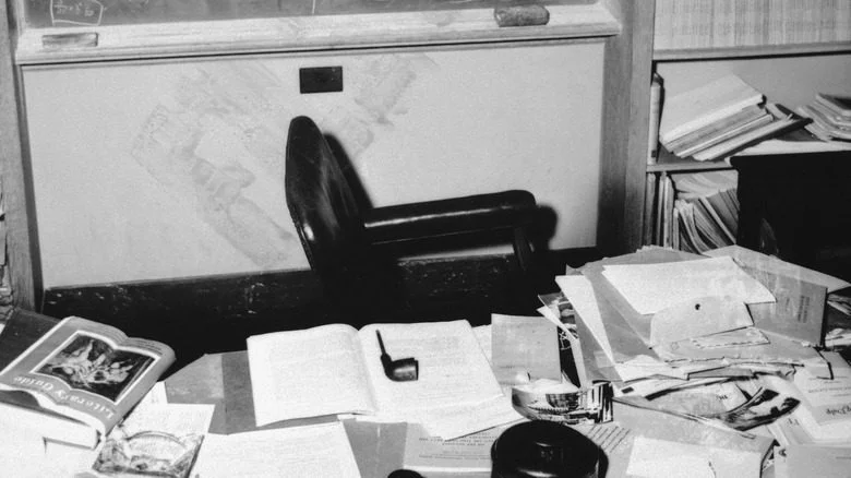 Photo de Ralph Morse du bureau vide d'Einstein
