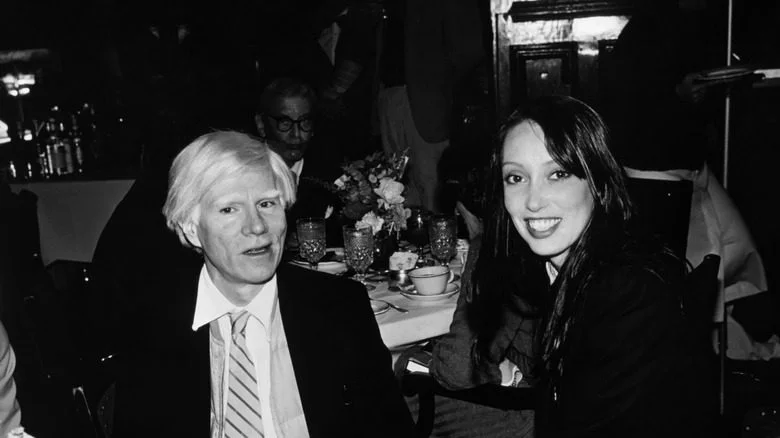 Shelley Duvall et Andy Warhol au restaurant