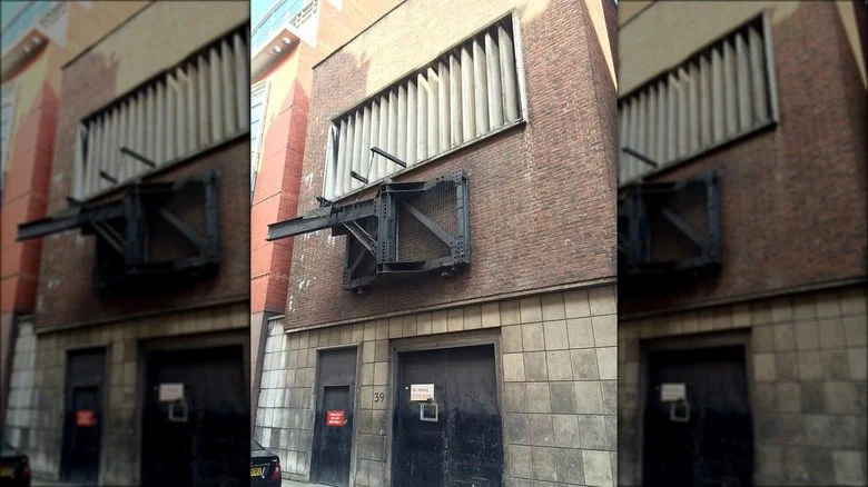 Entrée de la rue Furnival vers les tunnels de Kingsway Exchange