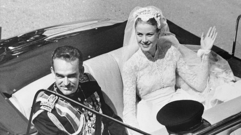 Grace Kelly, Prince Rainier souriants