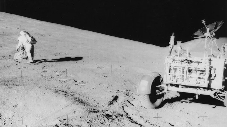 David Scott et rover sur la Lune