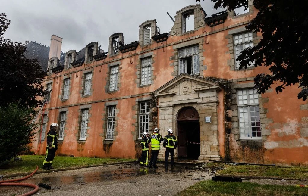 Incendie à Rennes : un ancien séminaire ravagé, 50 sinistrés à déplorer