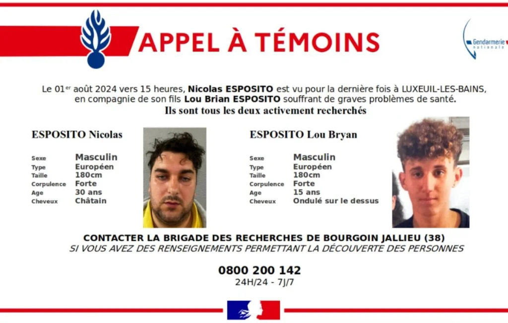 Isère : Interpol recherche un père fugueur pour viol sur mineur et son fils