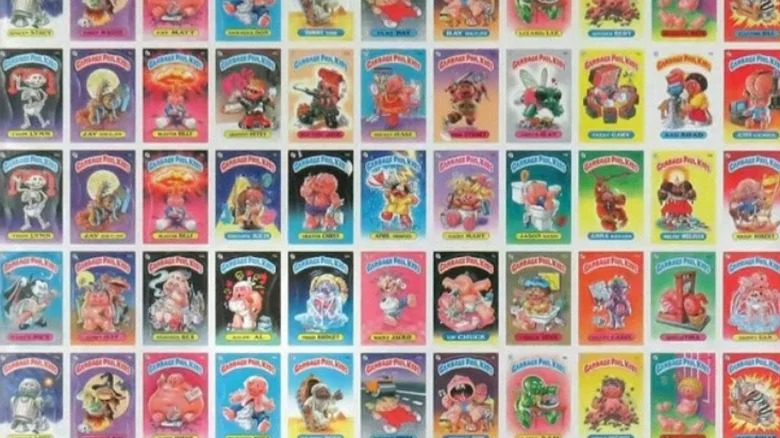 Assortiment de cartes Garbage Pail Kids