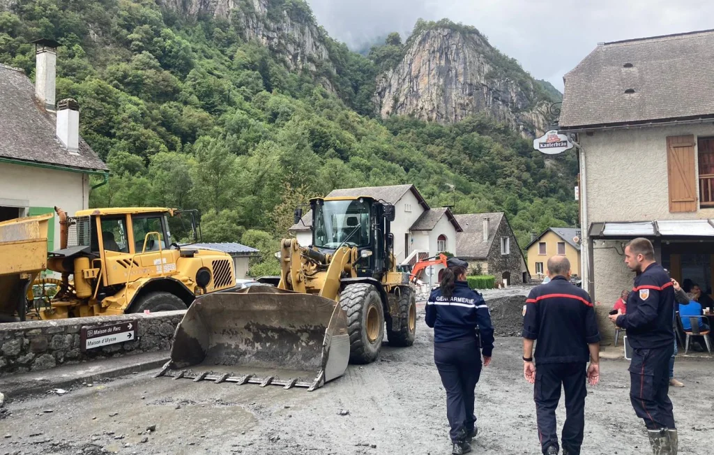 Intempéries en vallée d’Aspe : Dégâts matériels et coupures de route