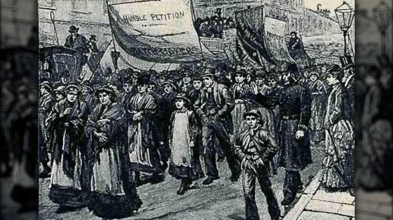 Manifestation des travailleuses de l’industrie des allumettes