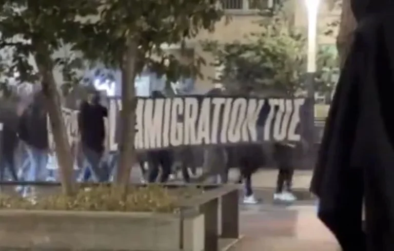 Manifestation d&rsquo;extrême droite à Lyon : slogans anti-immigration