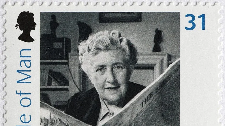 Dame Agatha Christie sur un timbre britannique