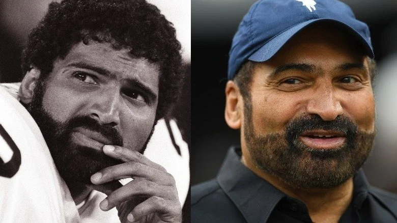 Franco Harris dans les années 1970 et 2018