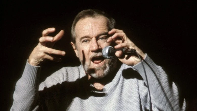 George Carlin on stage