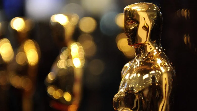 Oscar trophies on display