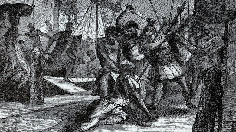 Cinna tué par ses propres soldats, 1882