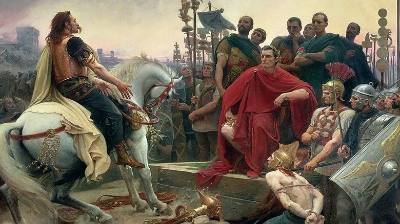 Vercingétorix jette ses armes aux pieds de Jules César