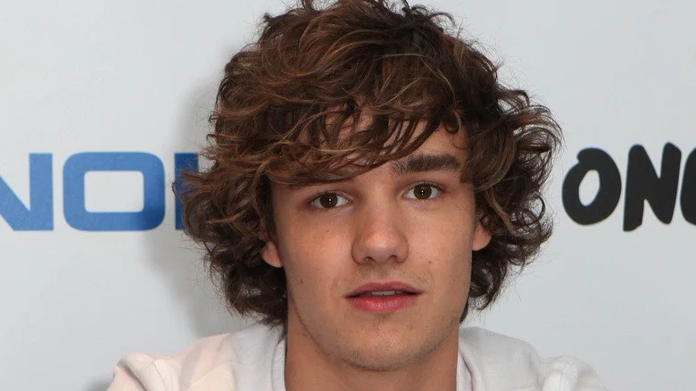Liam Payne avec les cheveux longs et en désordre