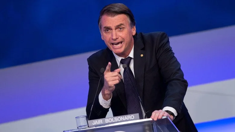 Jair Bolsonaro parlant