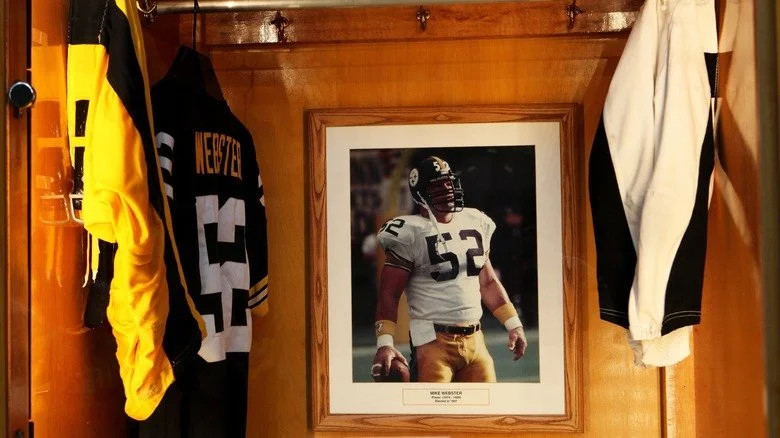 Casier de Mike Webster au Hall of Fame des Steelers