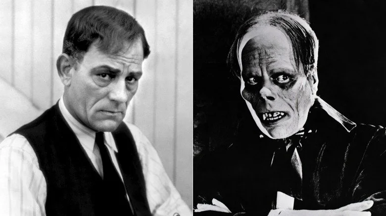 Image de Lon Chaney et son personnage dans Le Fantôme de l'Opéra