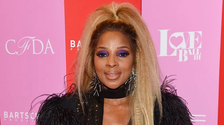 Mary J. Blige en gros plan