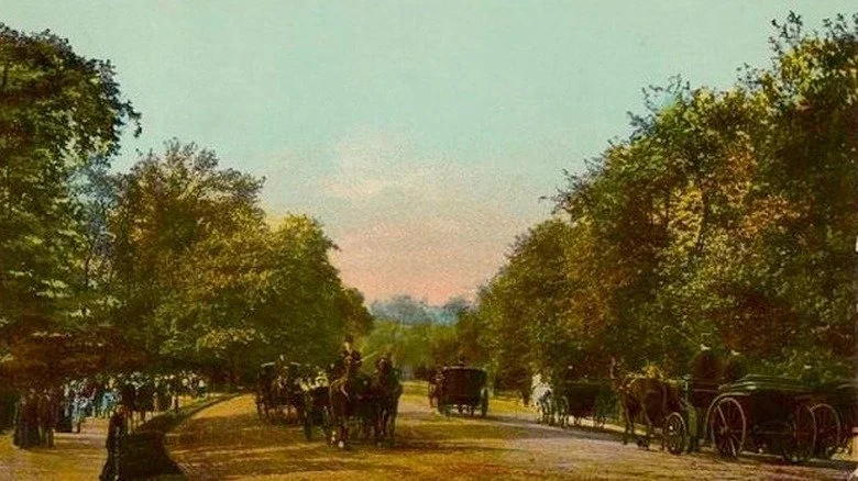 Carte postale de Central Park, vers 1910