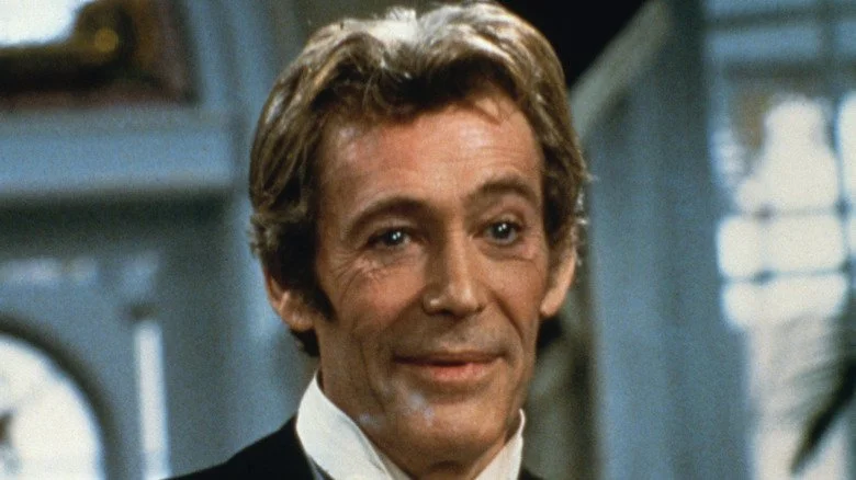 Gros plan de l'acteur britannique Peter O'Toole
