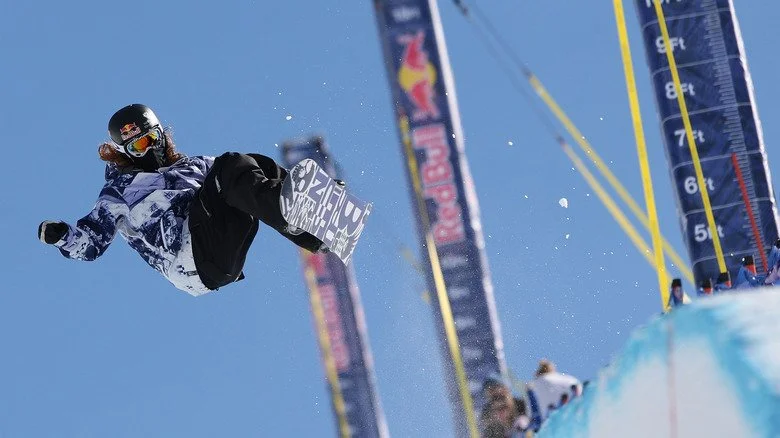 Shaun White on the halfpipe