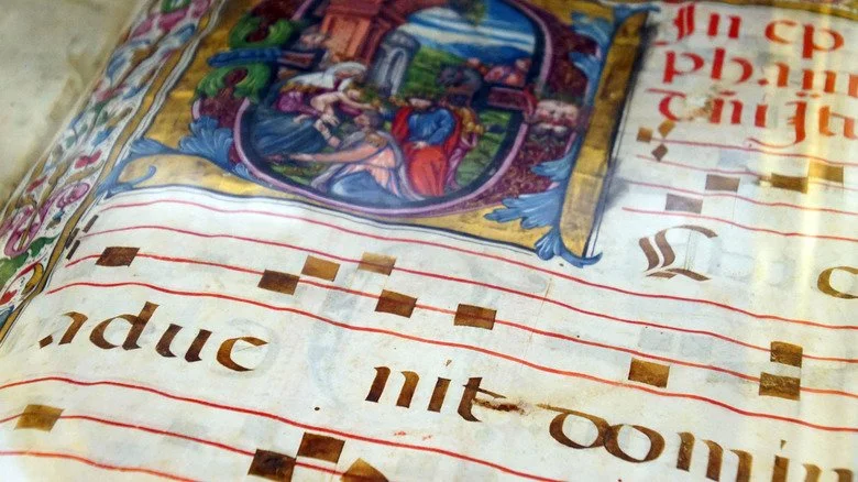 manuscrit illuminé de la bible