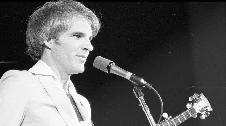 Steve Martin sur scène dans les années 1970