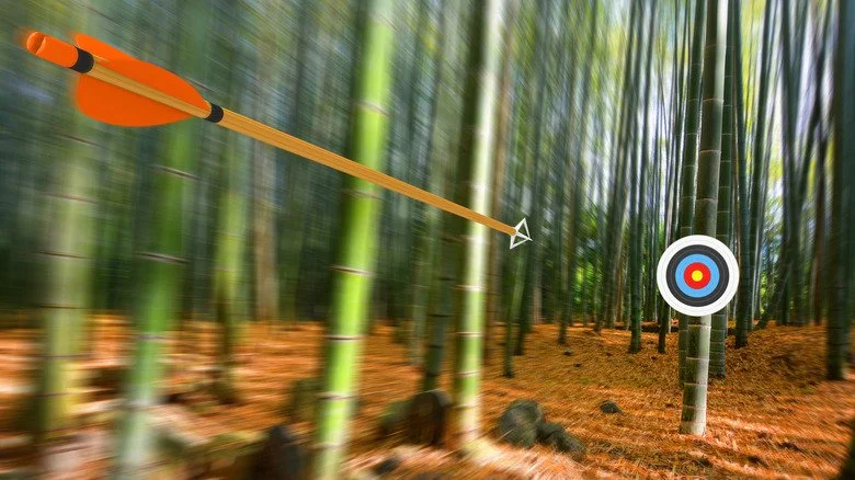 flèche visant la cible