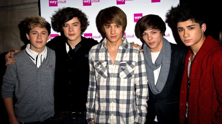 Membres de One Direction : Niall Horan, Harry Styles, Liam Payne, Louis Tomlinson et Zayn Malik
