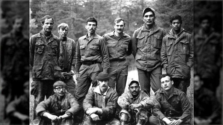 Delta Force operators posing