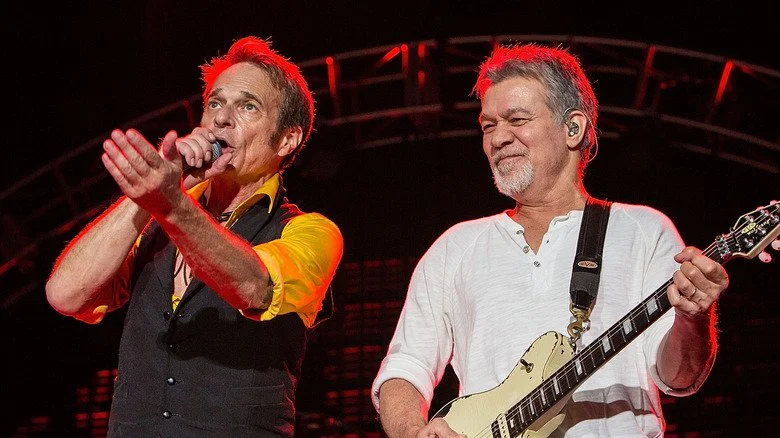 David Lee Roth et Eddie Van Halen sur scène